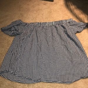 off the shoulder shirt